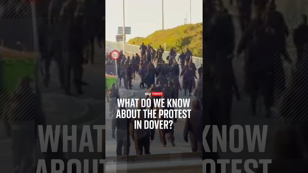 What do we know about the protest in Dover?