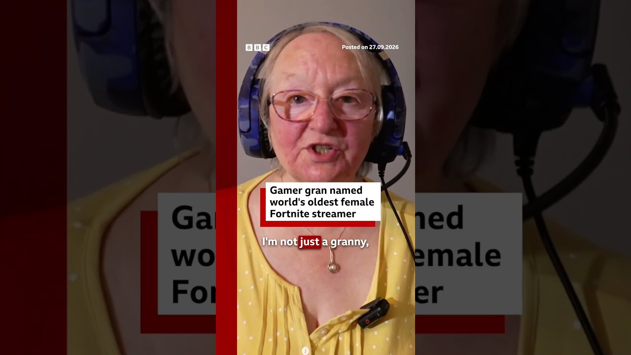 World’s oldest Fortnite streamer says no-one is “too old” to game. #Scotland #BBCNews
