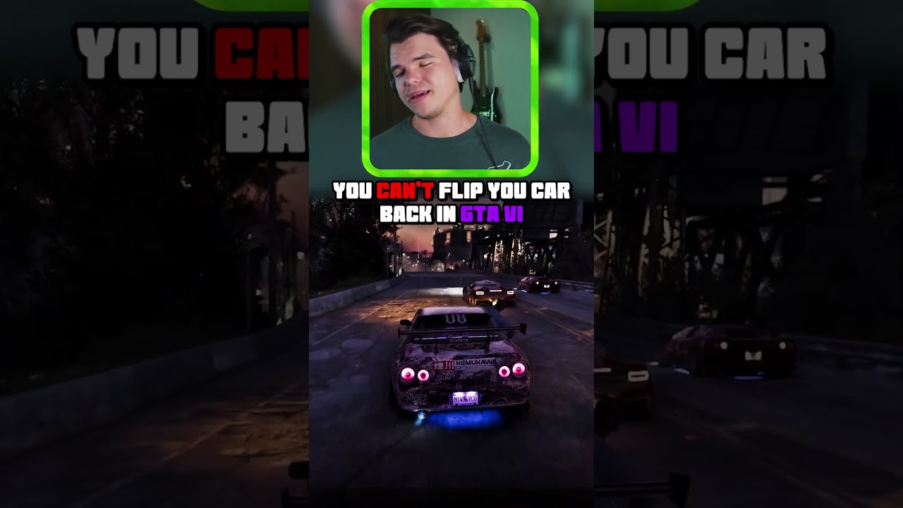 You Cannot FLIP Your Car In GTA 6