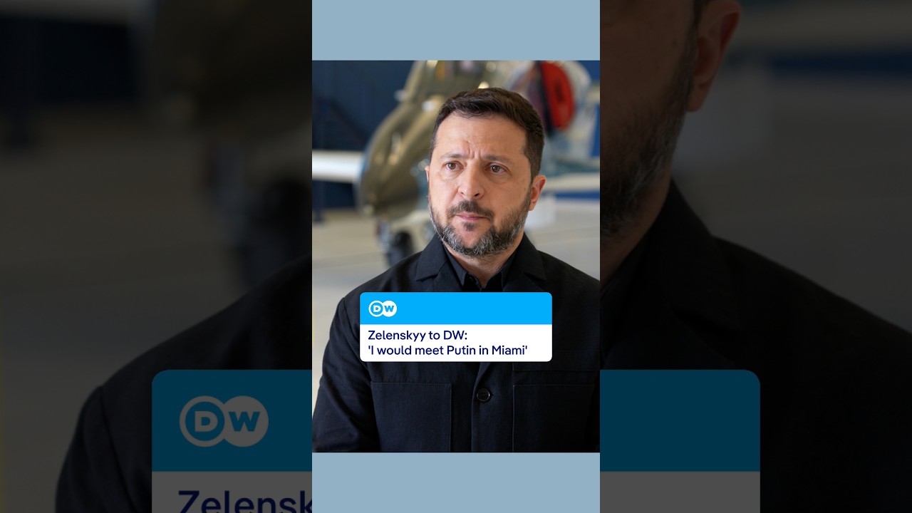 Zelenskyy to DW: ‘I would meet Putin in Miami’ | DW News