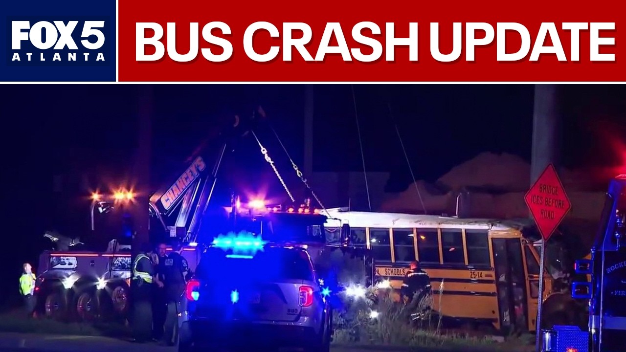 22 students receiving treatment after Conyers school bus crash | FOX 5 News