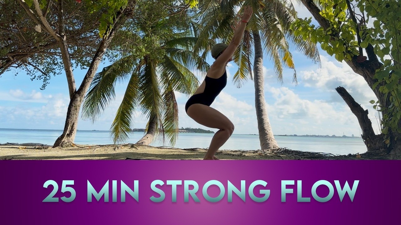 25 min power yoga workout full body yoga flow for strength
