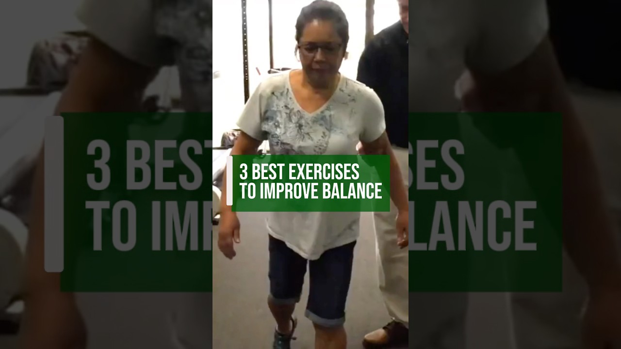 3 best balance exercises for seniors #physicaltherapy