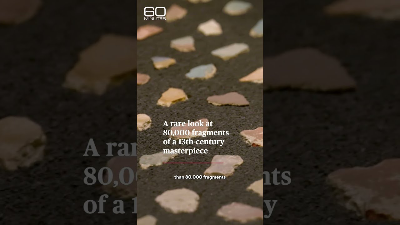 A rare look at 80,000 fragments of a 13th-century masterpiece #shorts