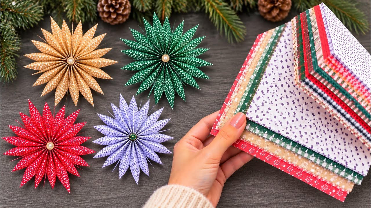 Amazing DIY Christmas Paper Star ⭐ Easy Christmas Decoration Idea