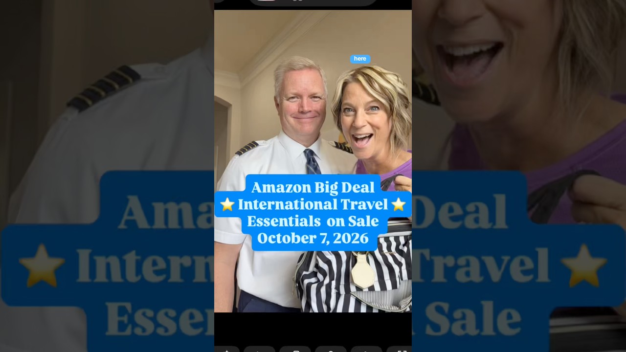 ✈️ Amazon’s International Travel Finds from Big Deal Days Sale October 7, 2026 #travelessentials