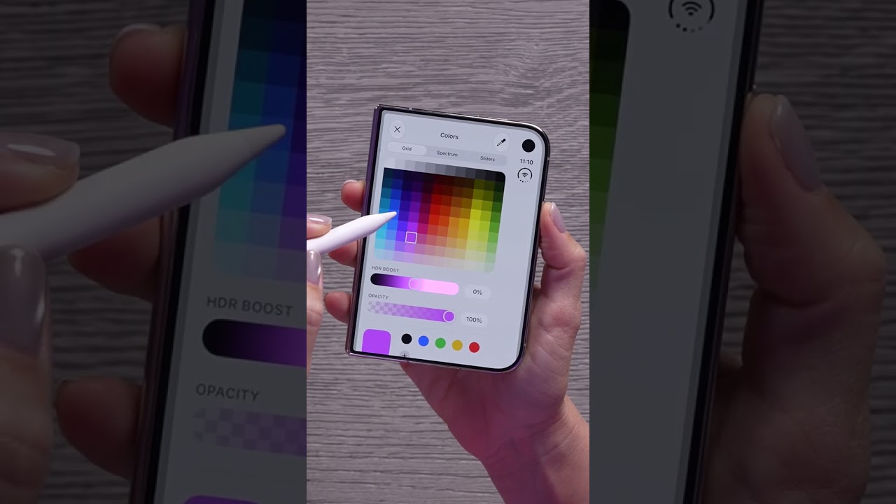 Apple Pencil on iPhone Duo