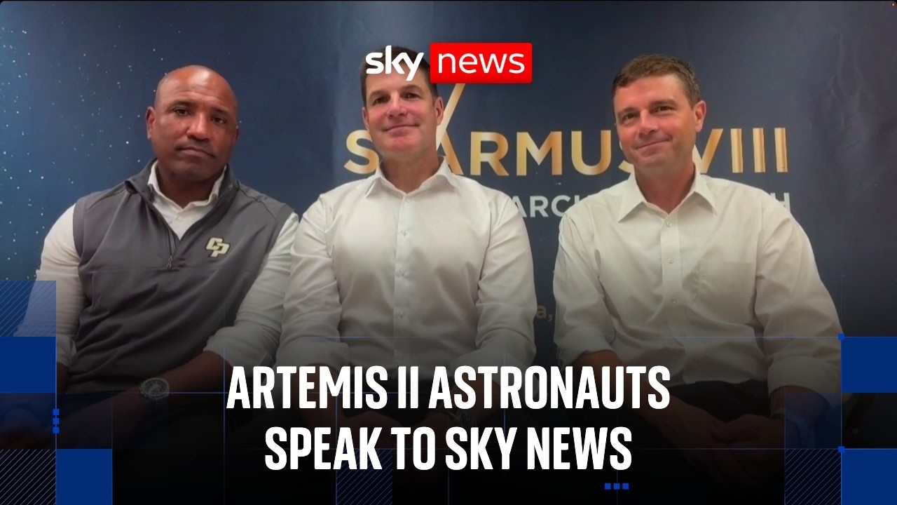 Artemis II astronauts awarded Stephen Hawking Medal in Tenerife after historic lunar flyby