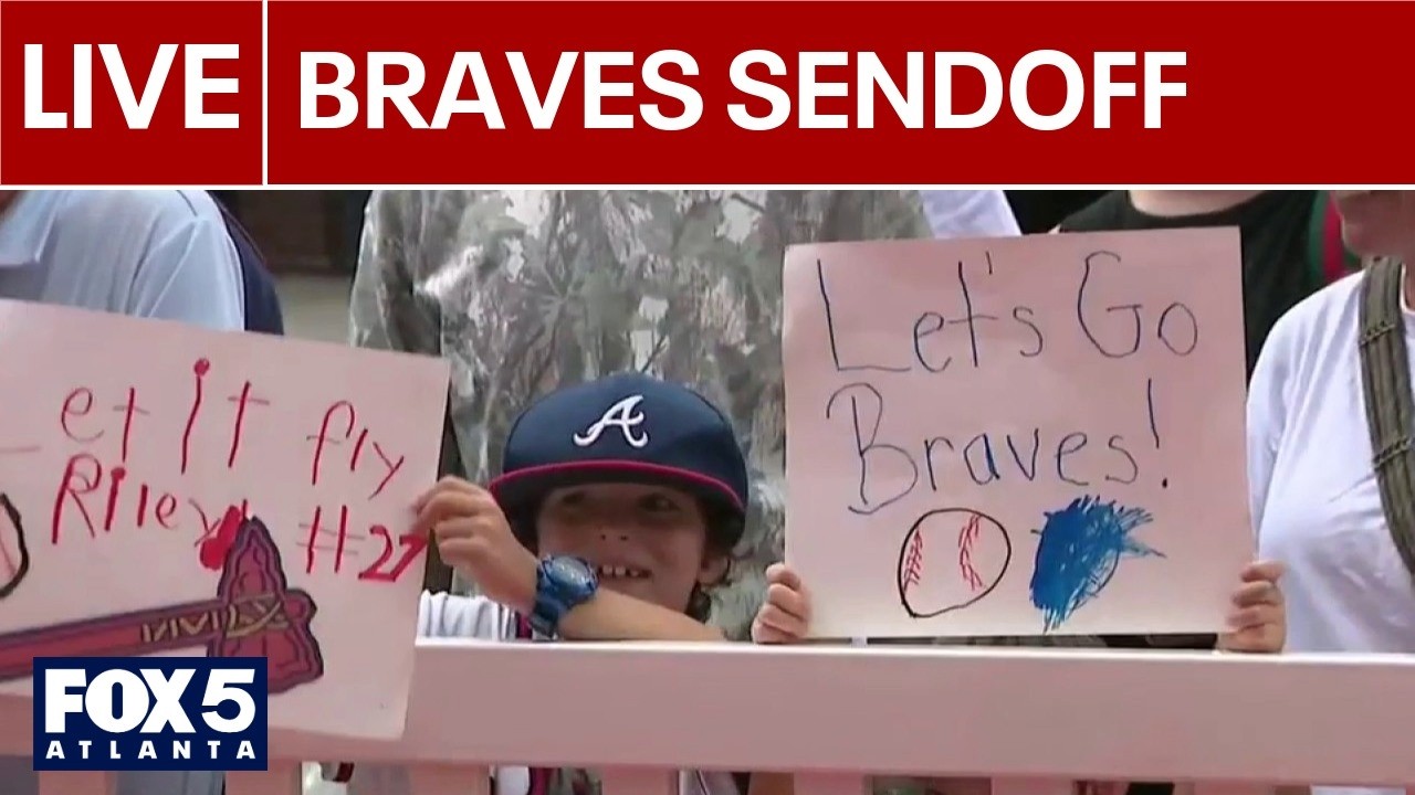 Atlanta Braves sendoff at Truist Park