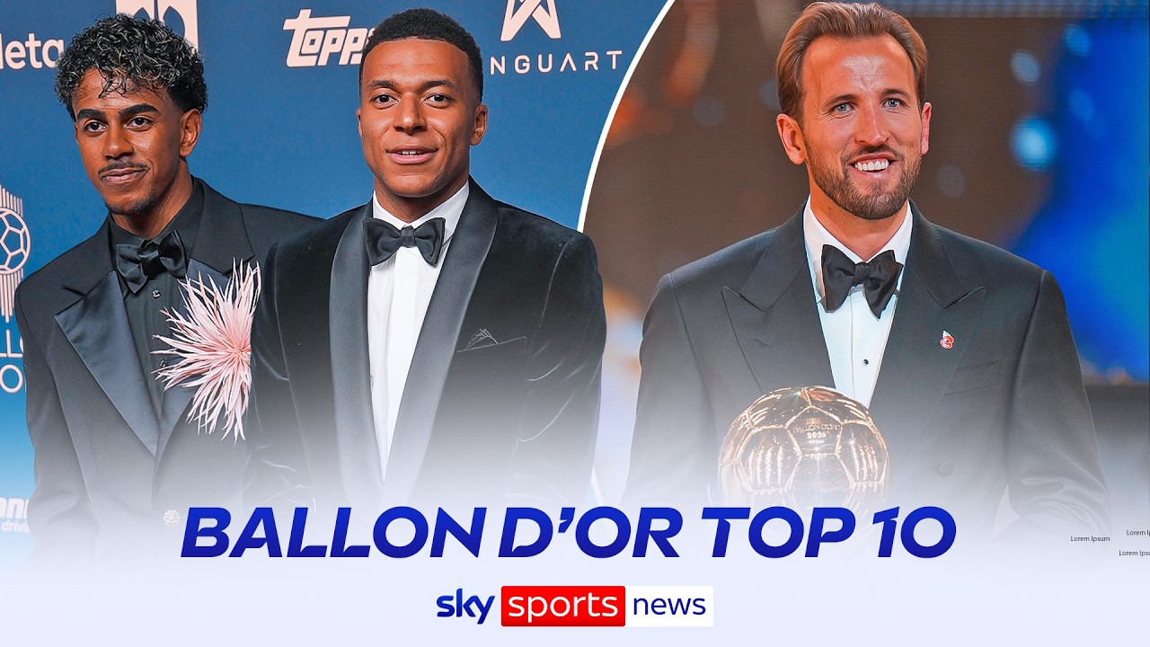 Ballon d’Or Top 10 results revealed as Harry Kane narrowly beats Kylian Mbappe to historic award