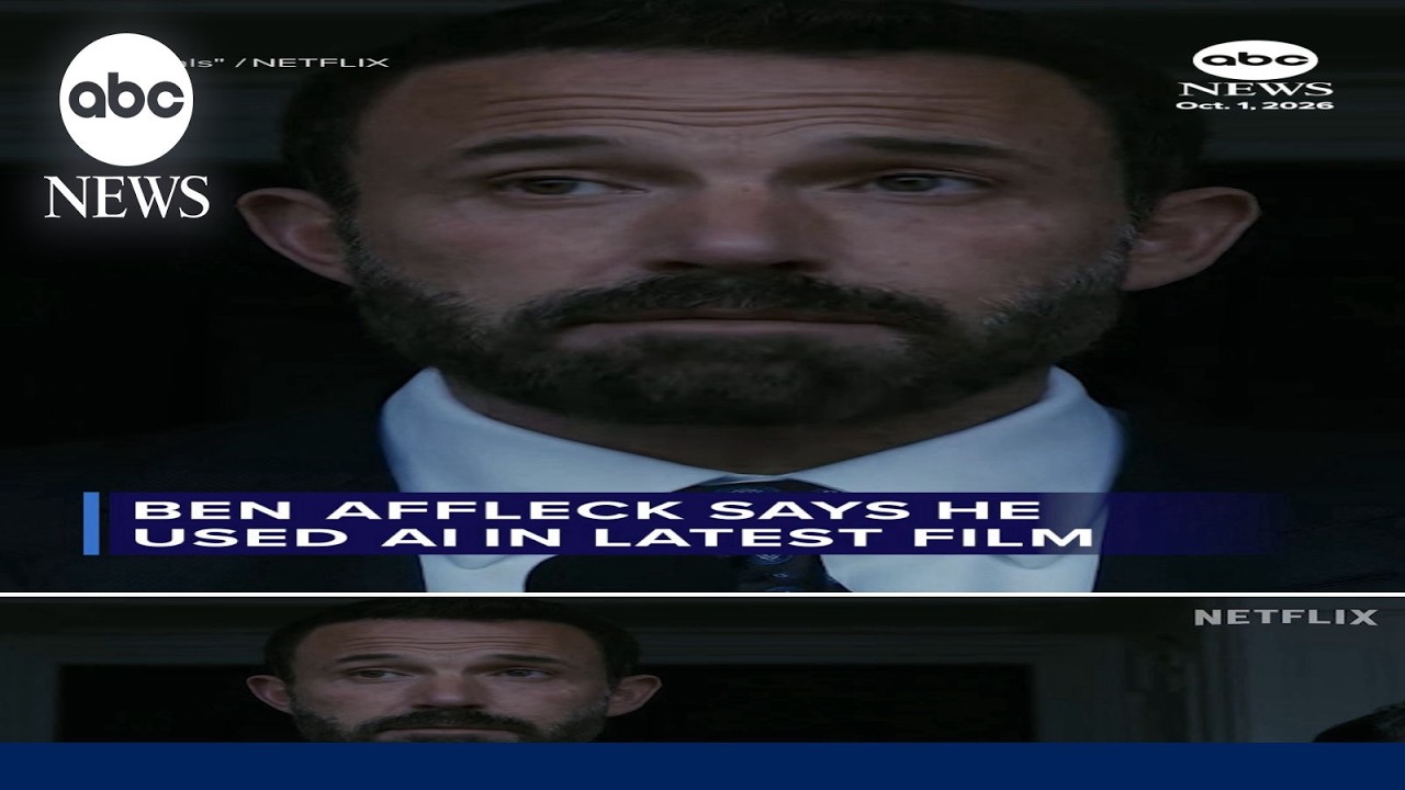 Ben Affleck says he used AI in latest film