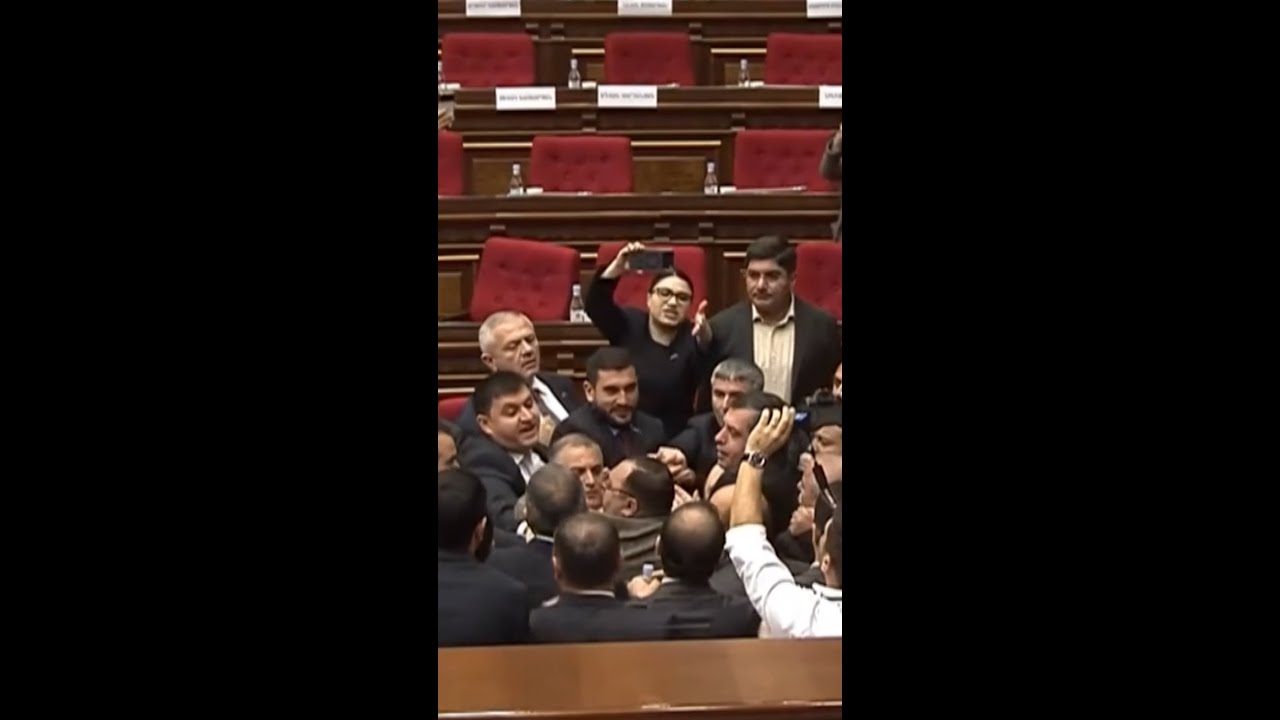 Brawl breaks out in Armenia’s parliament