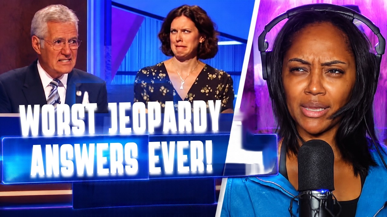Britt Reacts To The Worst (FUNNIEST) Jeopardy Answers Ever!