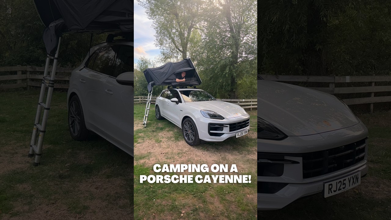 Camping on top of a Porsche Cayenne?! ⛺️ | What Car?