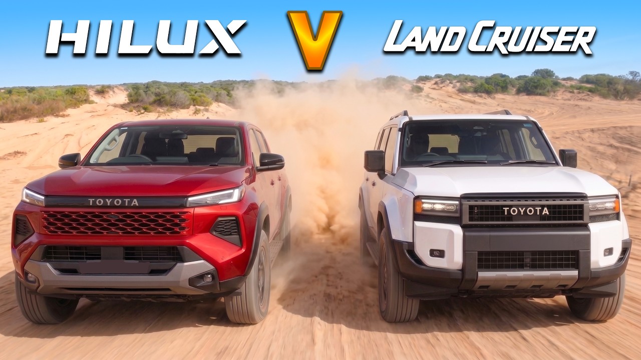 Can a CHEAP Toyota Pick-Up beat an £80k SUV OFF-ROAD?