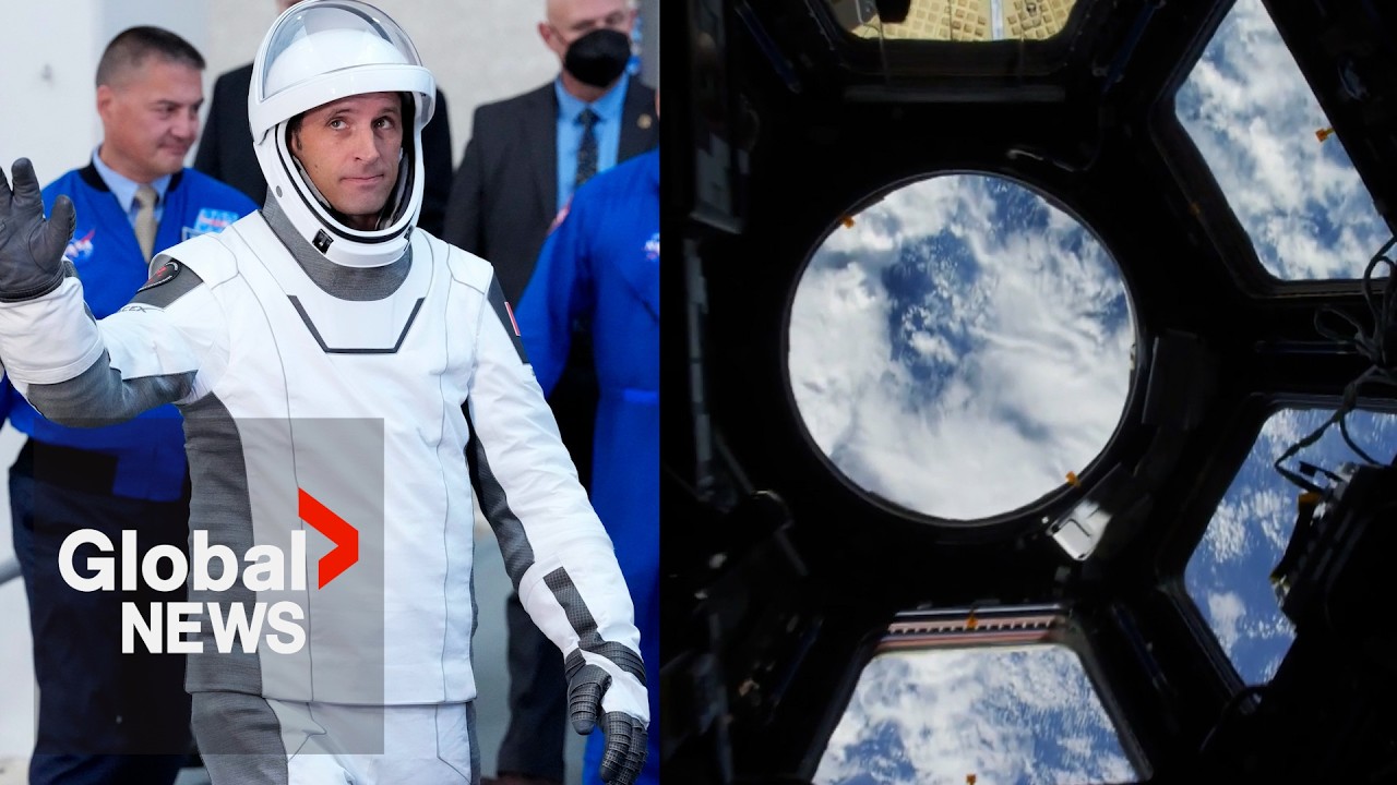 Canadian astronaut Joshua Kutryk does 1st spacewalk