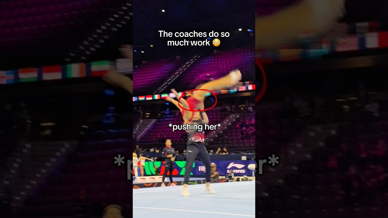 Coaches need gold medals 🥇 #olympics #gymnastics #sports #gymnast #rotterdam2026