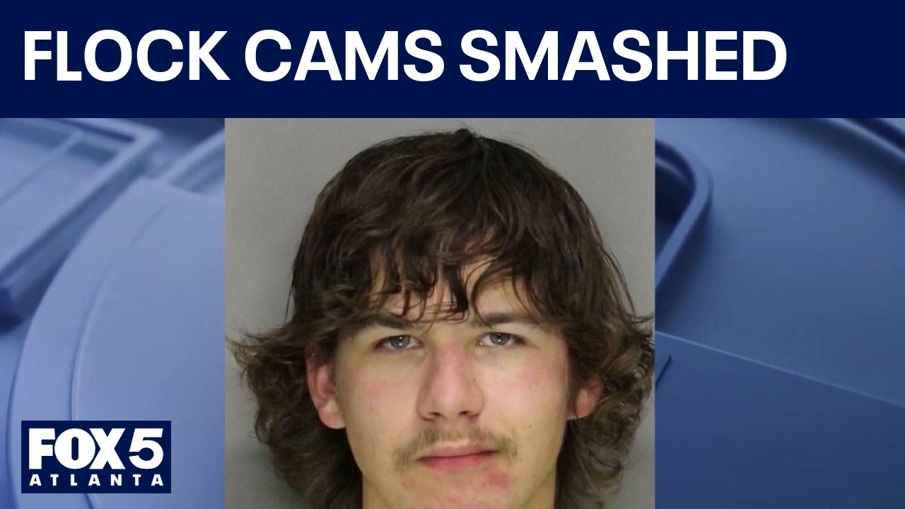 Cobb County officers arrest alleged Flock camera vandal | FOX 5 NEws
