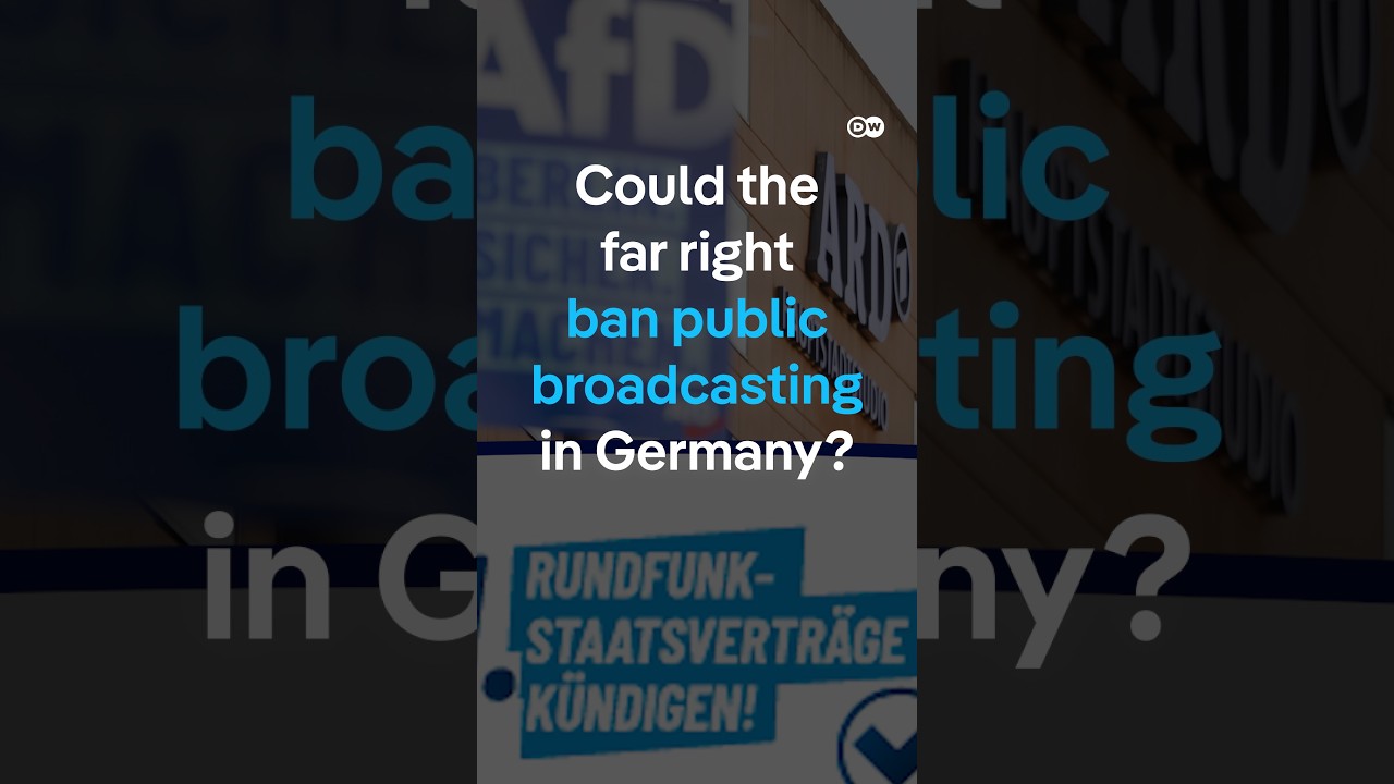Could Germany’s far-right AfD ban public broadcasting? | DW News
