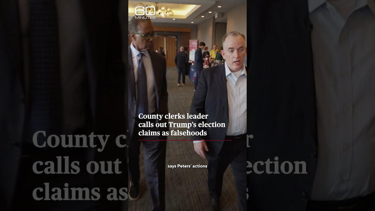 County clerks leader calls out Trump’s election claims as falsehoods #shorts
