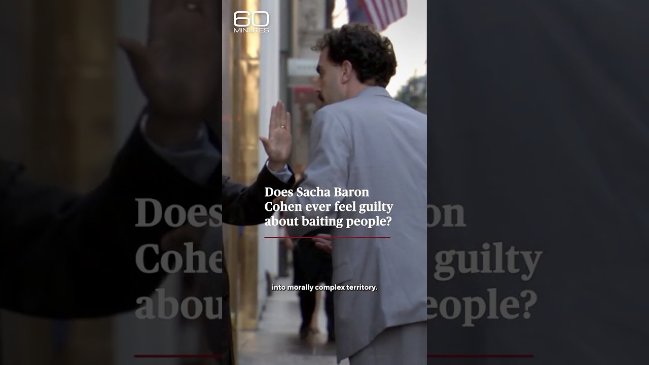 Does Sacha Baron Cohen ever feel guilty about baiting people? #shorts
