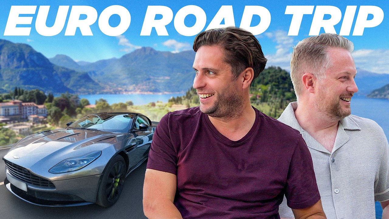 Driving an Aston Martin across EUROPE… | London 🇬🇧 to Lake Como 🇮🇹