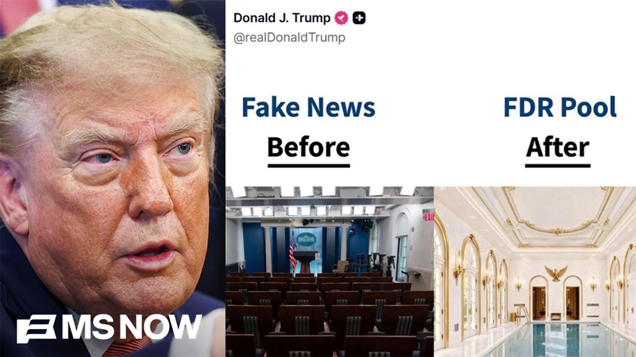 Drowning out the press? NYT: Trump floats replacing WH briefing room with indoor swimming pool