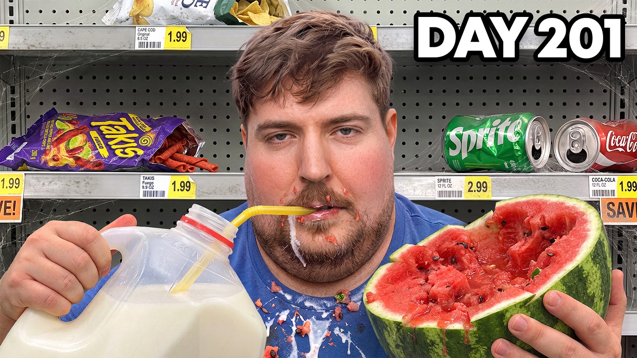 Eat Everything In A Grocery Store, Win $1,000,000