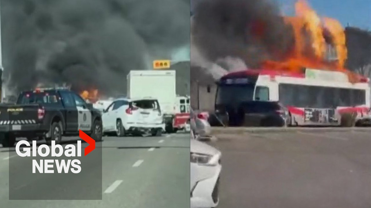 Fatal Calgary bus crash explosion causes concerns over fuel type used in 100s of buses across Canada