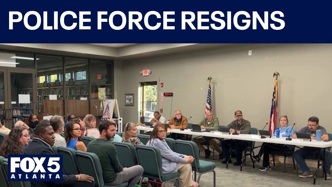 Georgia city’s entire police force resigns after mayor dispute | FOX 5 News
