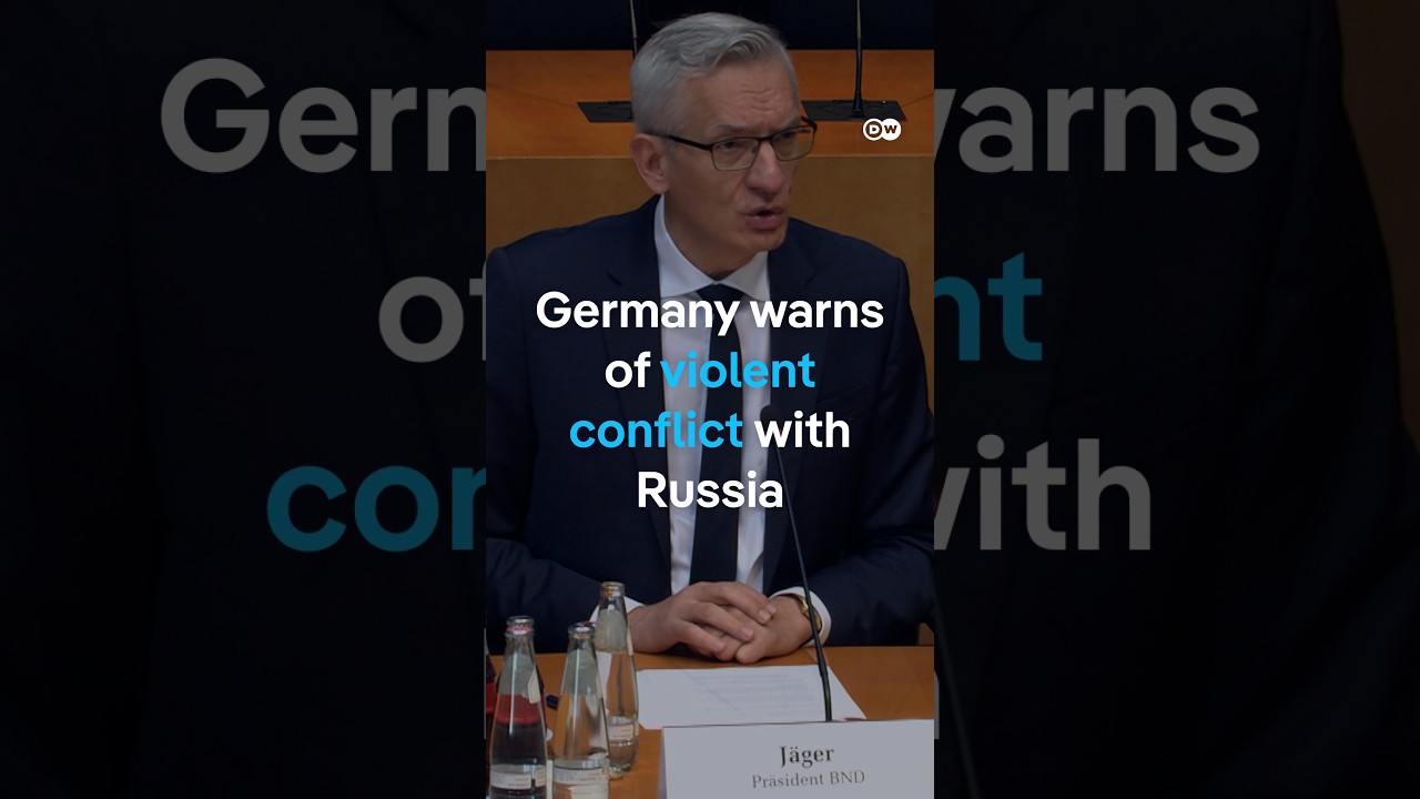 German intelligence chief fears violent conflict with Russia | DW News