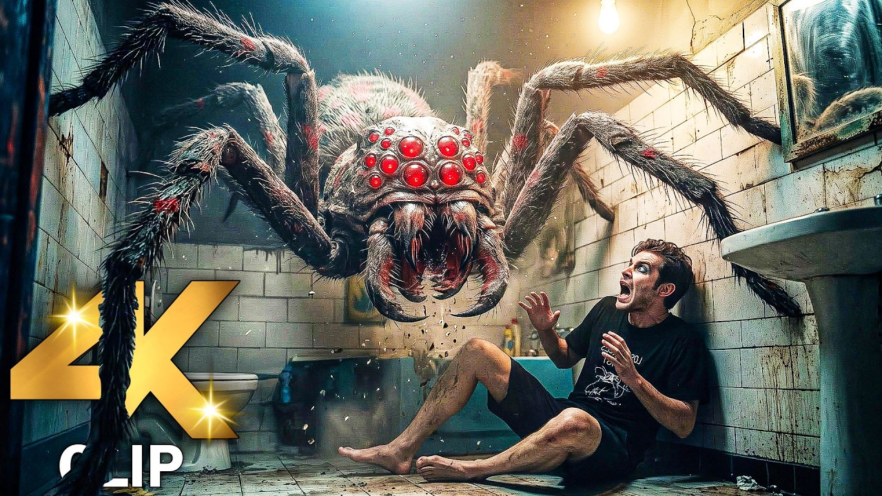 Giant Spider Attack Scene | CRAWLERS (2026) MOVIE CLIP 4K