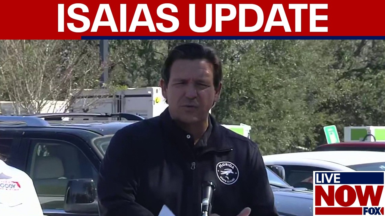 Gov. DeSantis Gives Update on Isaias Recovery Efforts