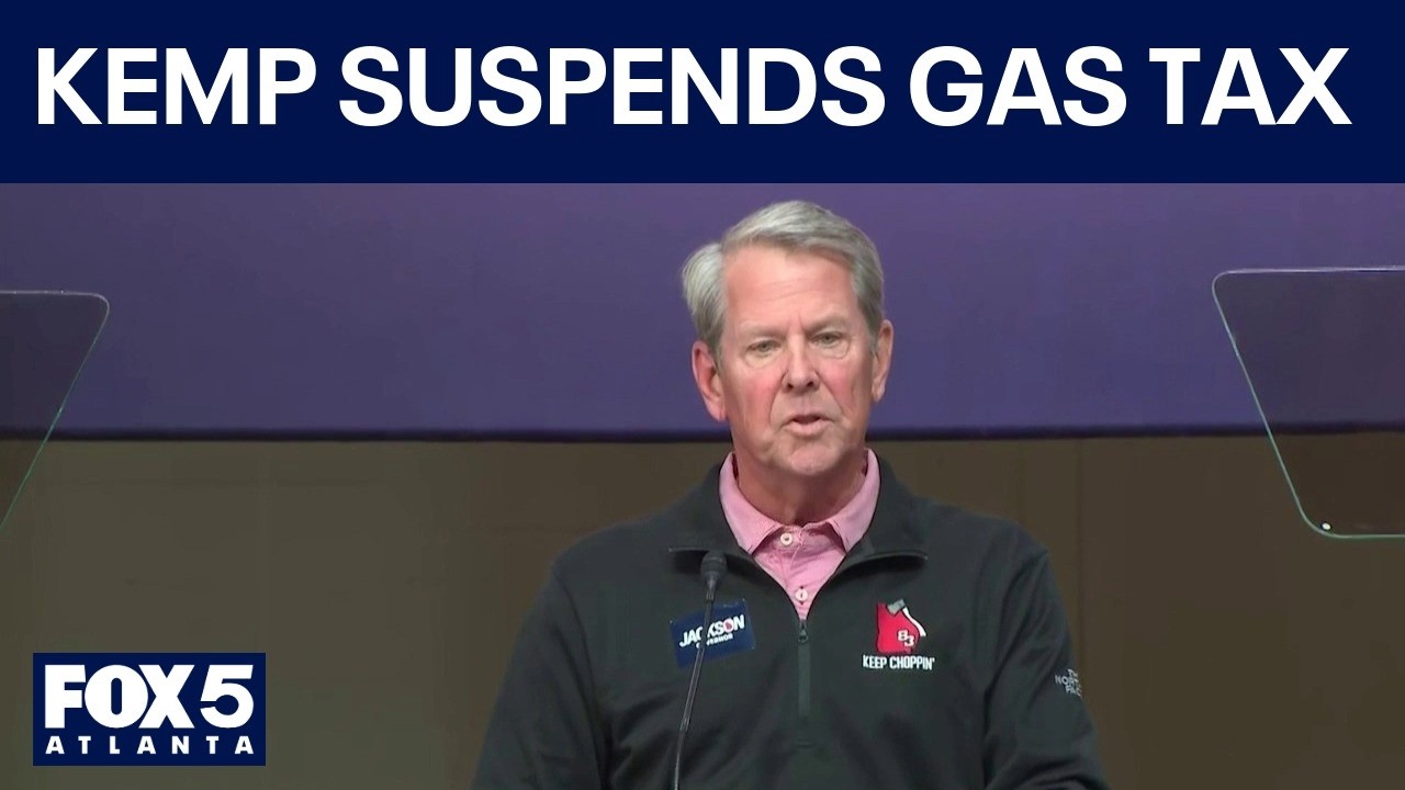 Gov. Kemp rallies with Rick Jackson in metro Atlanta | FOX 5 News
