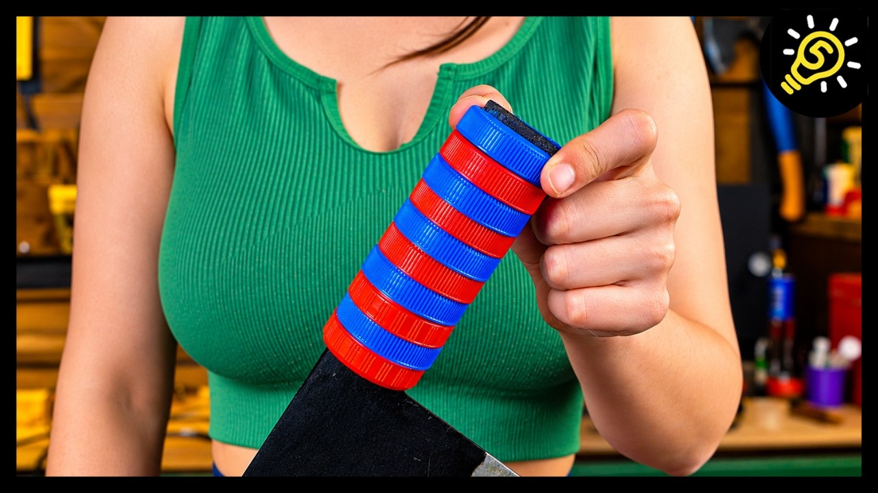 Hacks to Recycle Plastic Caps and Create Something New With Them ♻️