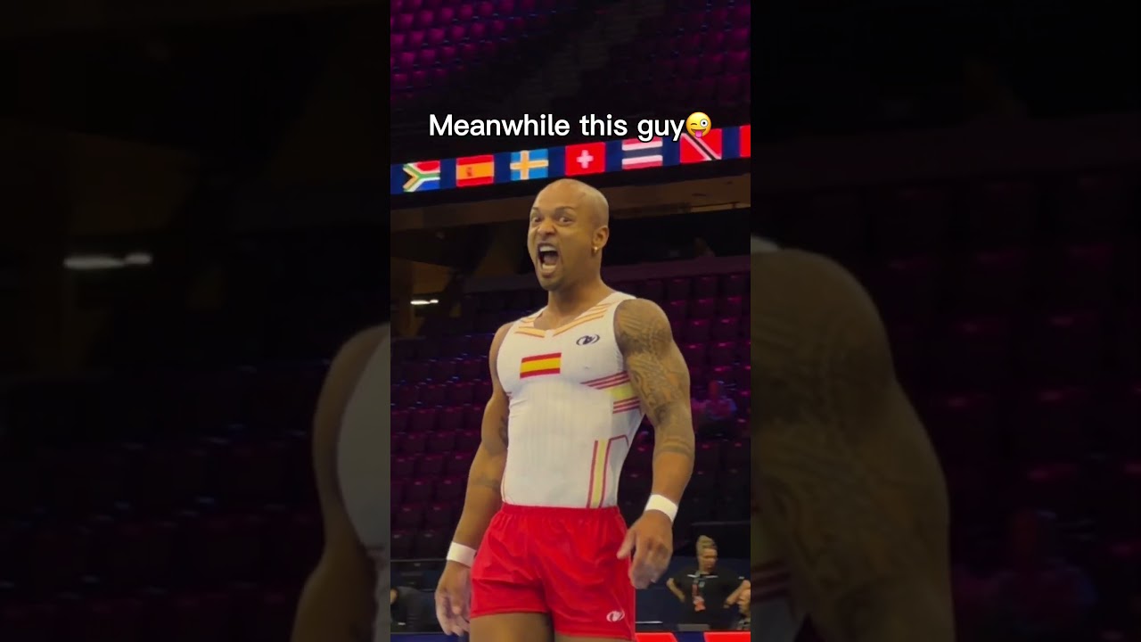 He doesn’t even need to run 😳#olympics #gymnastics #sports #gymnast #olympic