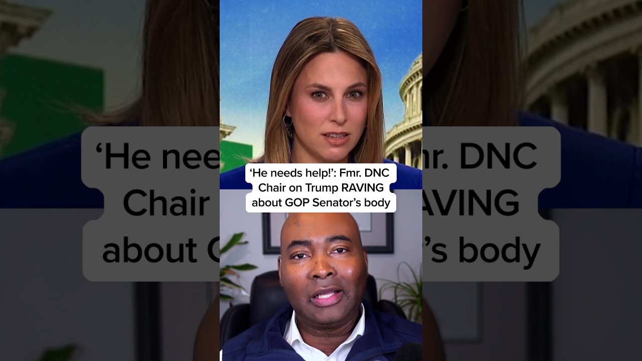 ‘He needs help!’ Fmr. DNC Chair on Trump RAVING about GOP Senator’s body