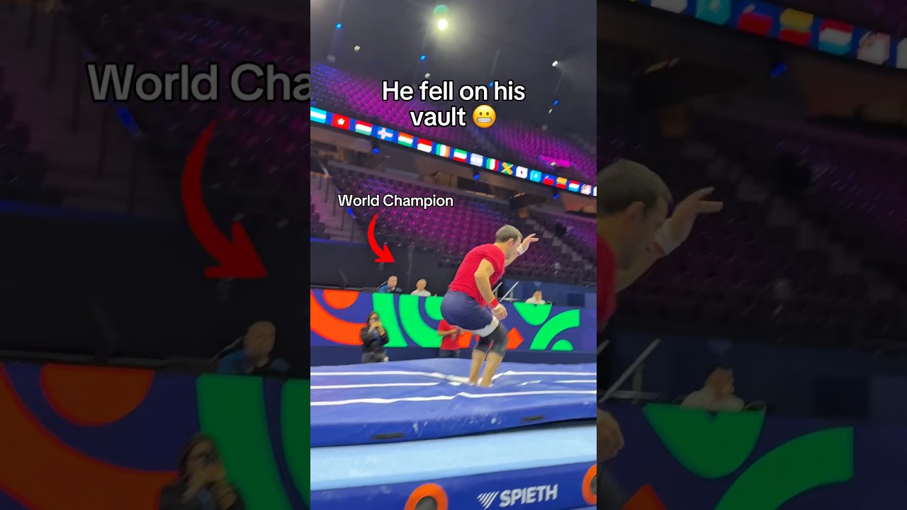 He went so high 😳 #olympics #gymnastics #sports #rotterdam2026 #gymnast #armenia