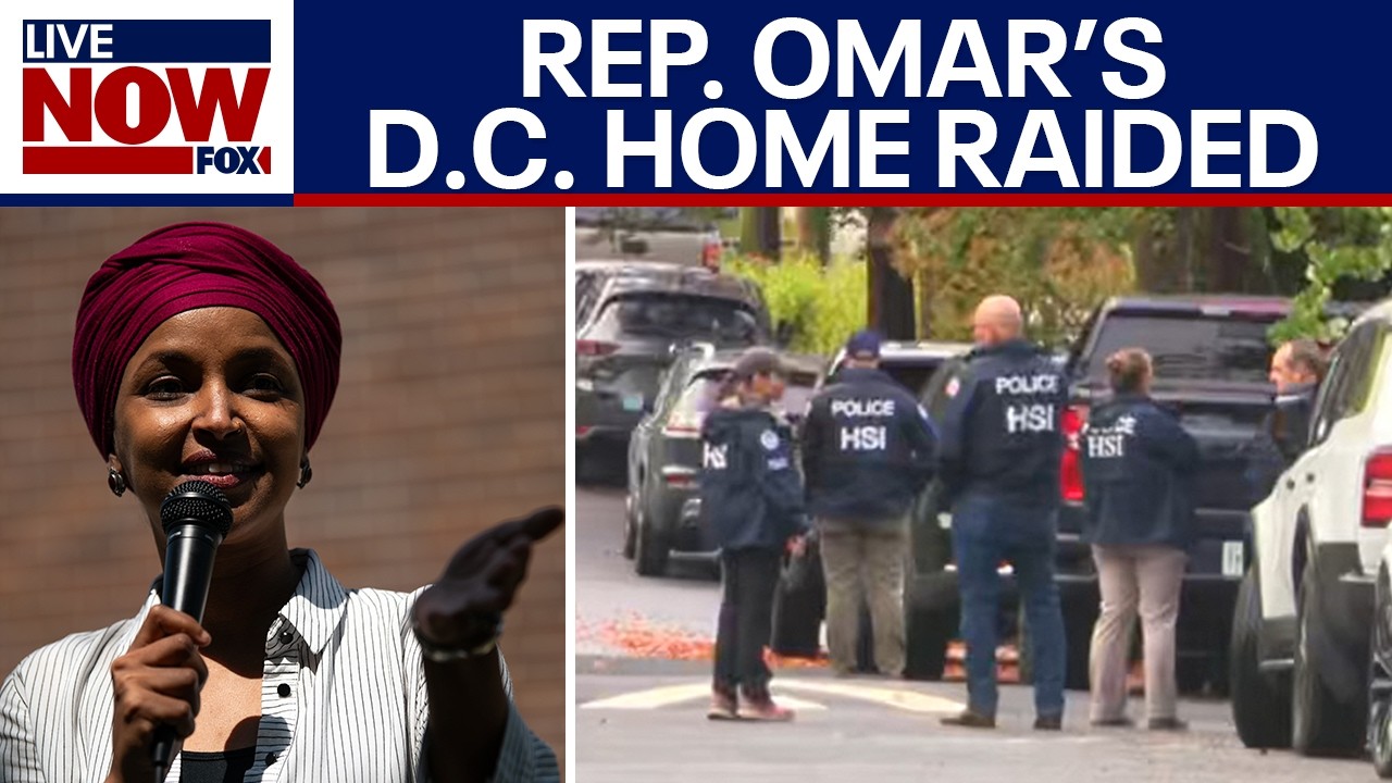 Homeland Security raids Rep  Ilhan Omar’s D C  home