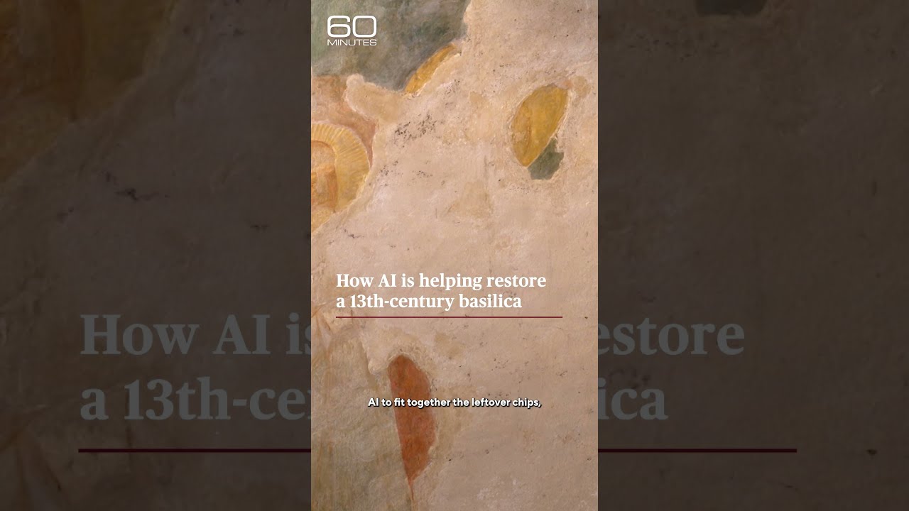 How AI is helping restore a 13th-century basilica #shorts