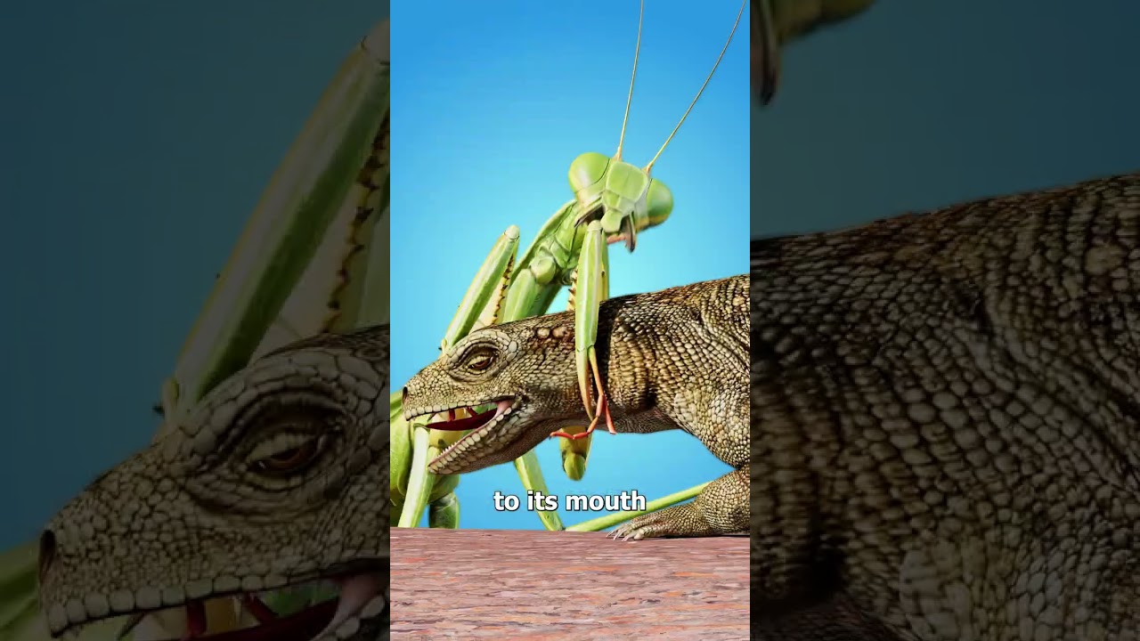 How Mantises Kill Huge Prey 😨