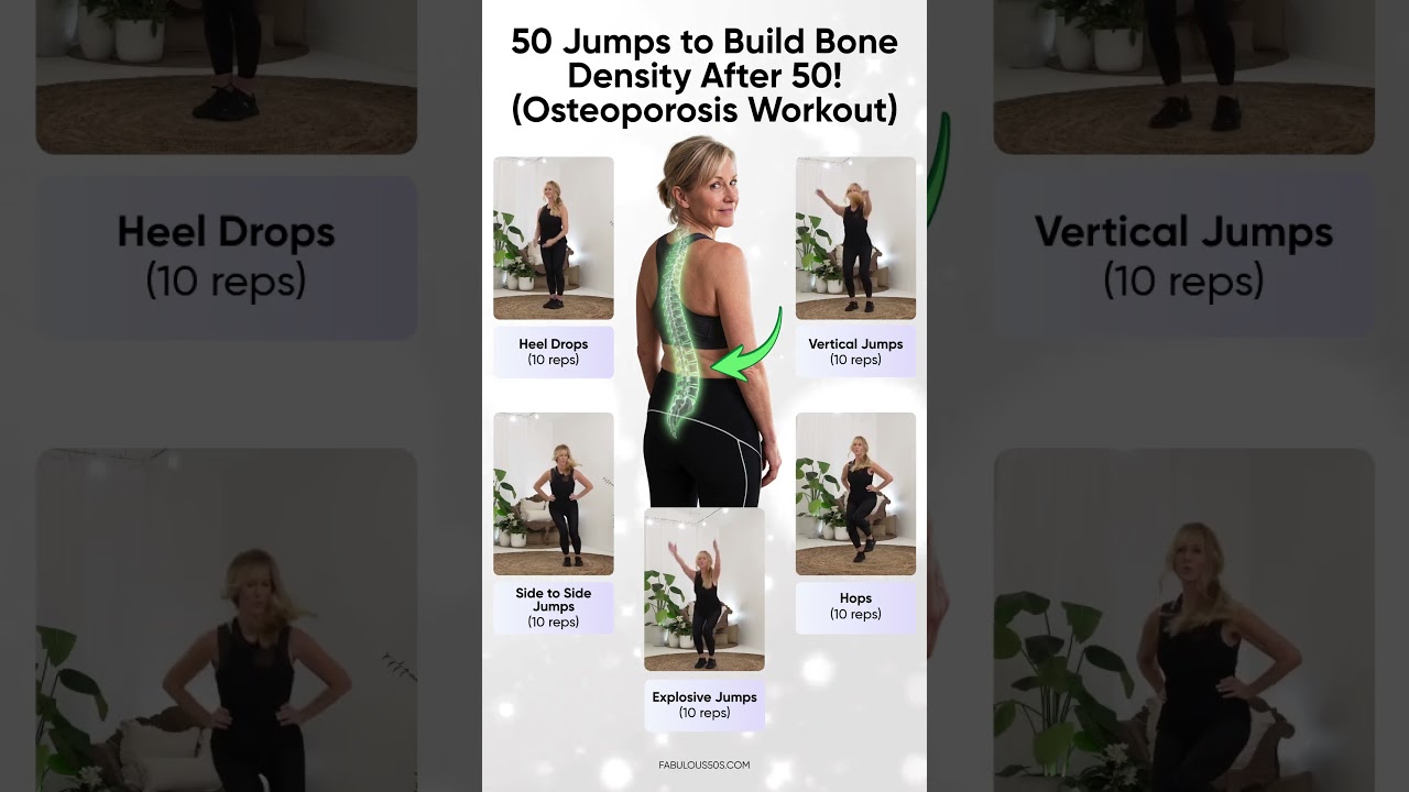 How To Do 50 Jumps Over 50 #osteoporosis