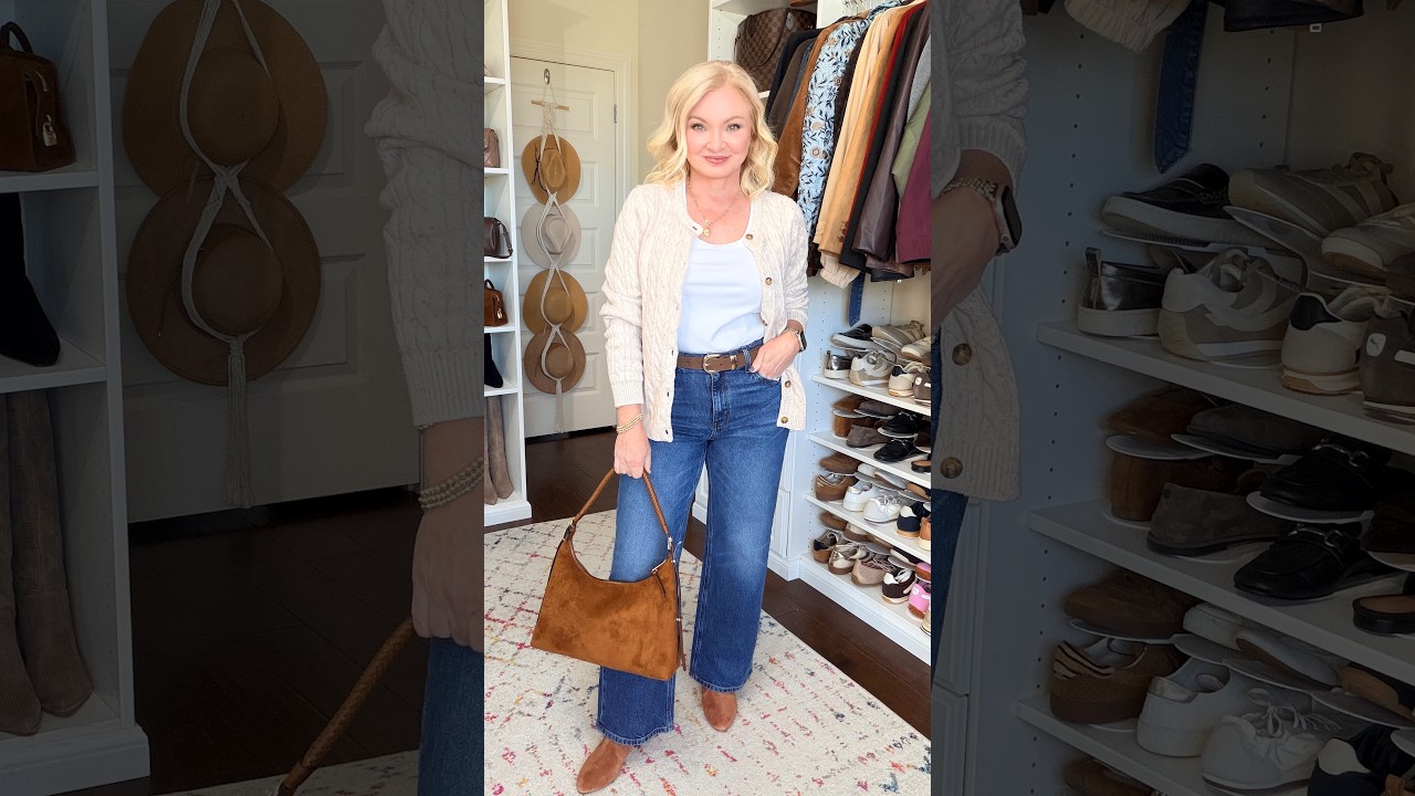How to Wear A Cardigan Without Looking Frumpy  #fashion #stylewithserena #fallfashion #styletips