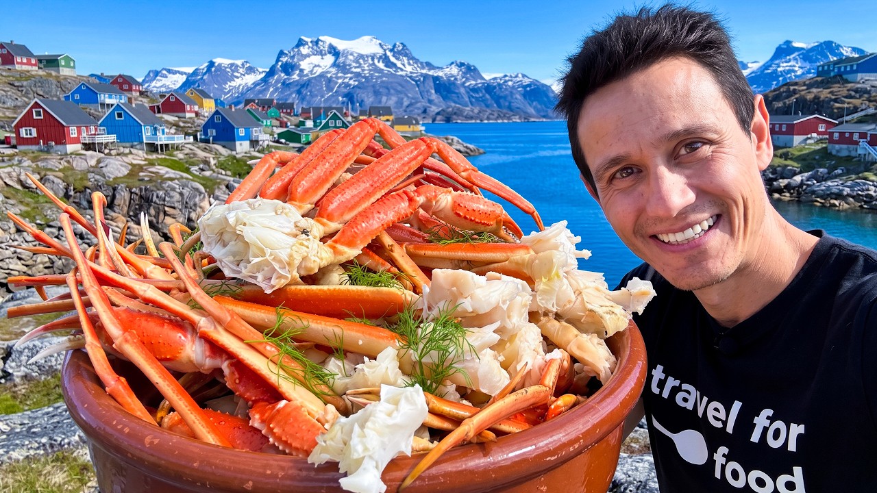I Tried the World’s Most UNUSUAL Buffet!! (in Greenland 🇬🇱)