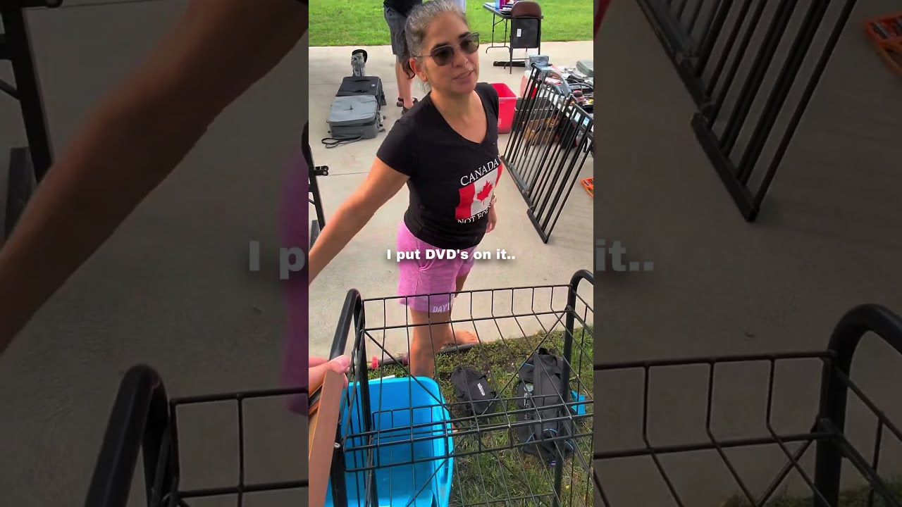I tried to buy a trailer at a garage sale 🥺❤️
