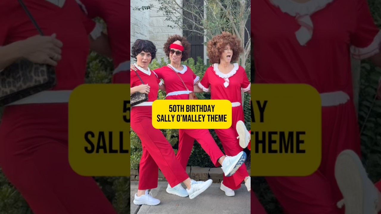 I’m 50! Dress up like Sally O’Malley from Saturday Night Live for a birthday party!