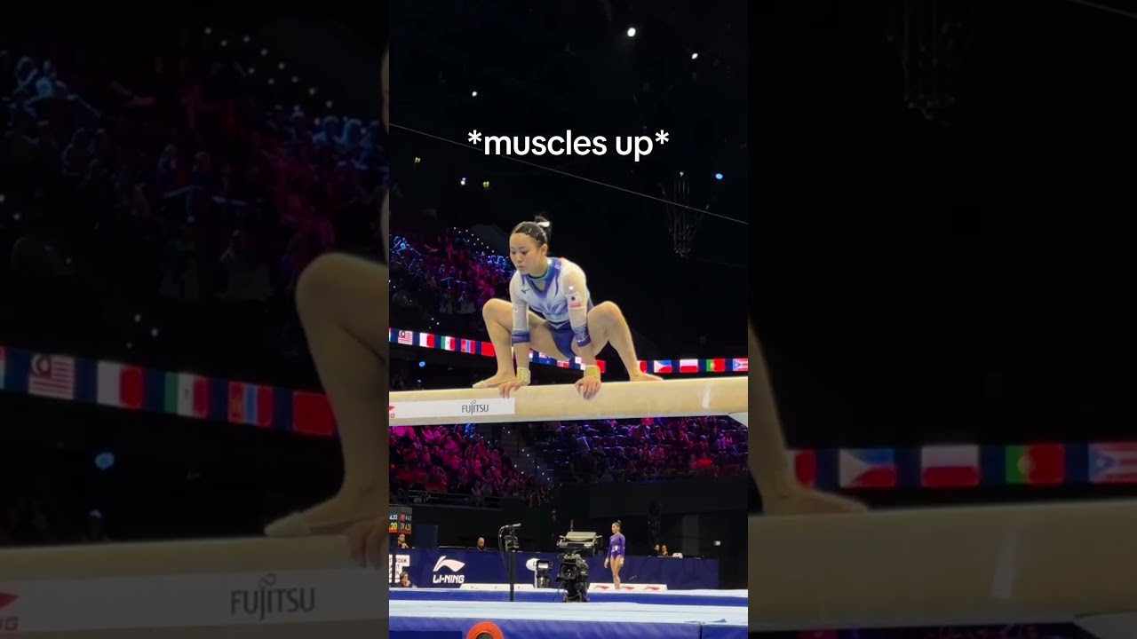 Insane save 😳(Misa Nishiyama) #gymnastics #sports #olympics #olympic #save