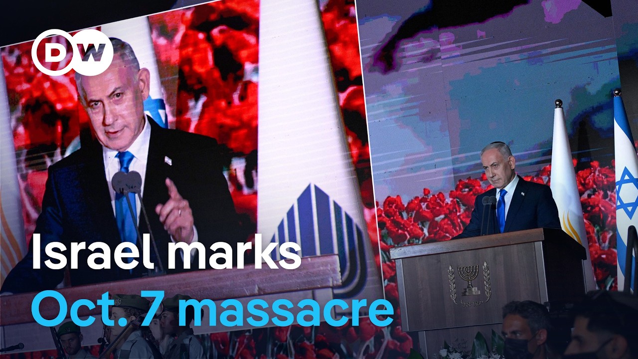 Israel is holding nationwide ceremonies for those killed in the Hamas terror attacks | DW News