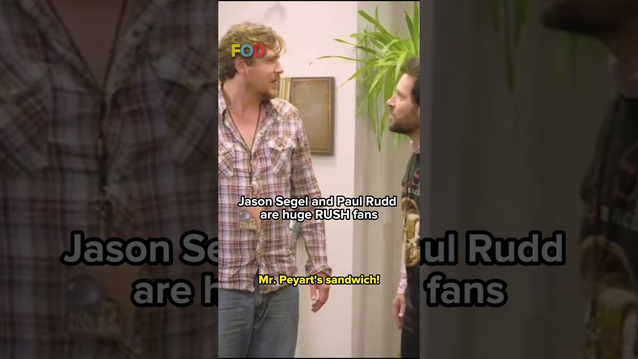 Jason Segel stole Neil Peart’s sandwich