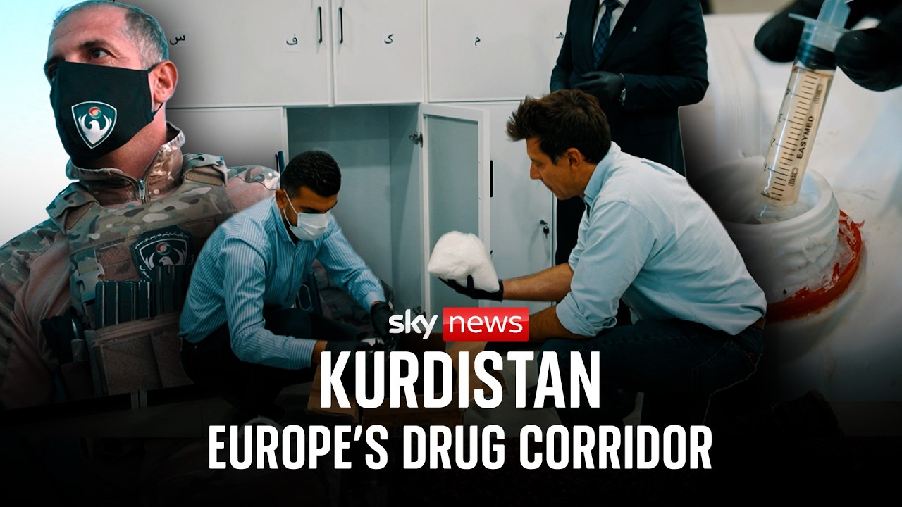 Kurdish forces step up efforts to prevent the region being used as a corridor for narcotics